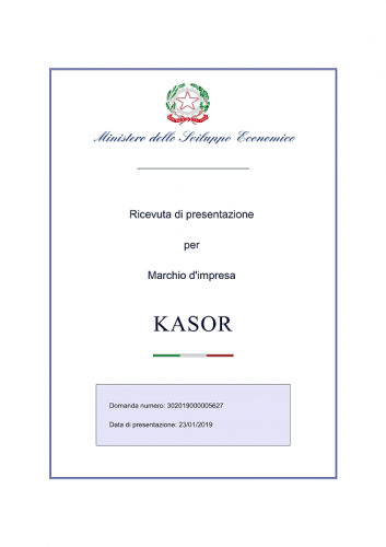 KASOR意大利注册商标
